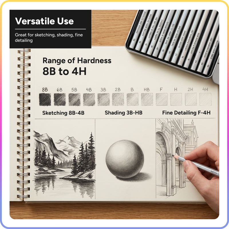 Artsmile & SmileyWorld® Graphite Pencils, Set of 12