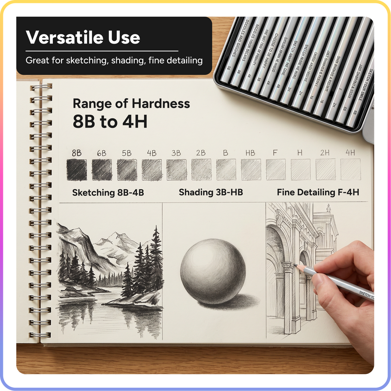 Graphite pencils SmileyWorld®, set of 12 pcs