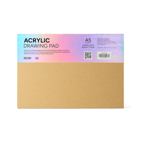 Acrylic pad SmileyWorld® A5, 12 sheets