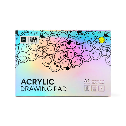 Acrylic Pad SmileyWorld® A4, 12 sheets