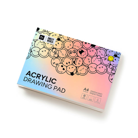 Acrylic Pad SmileyWorld® A4, 12 sheets