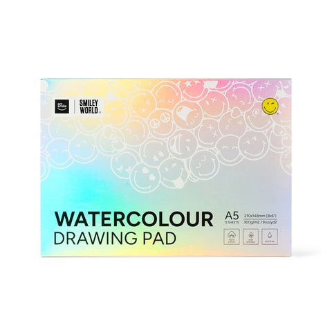 Watercolour pad SmileyWorld® A5, 12 sheets