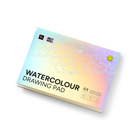 Watercolour pad SmileyWorld® A4, 12 sheets