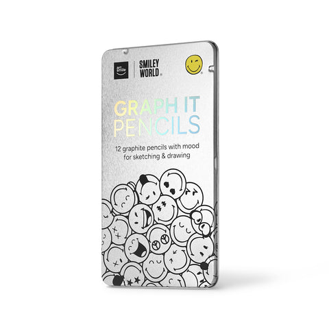 Graphite pencils SmileyWorld®, set of 12 pcs