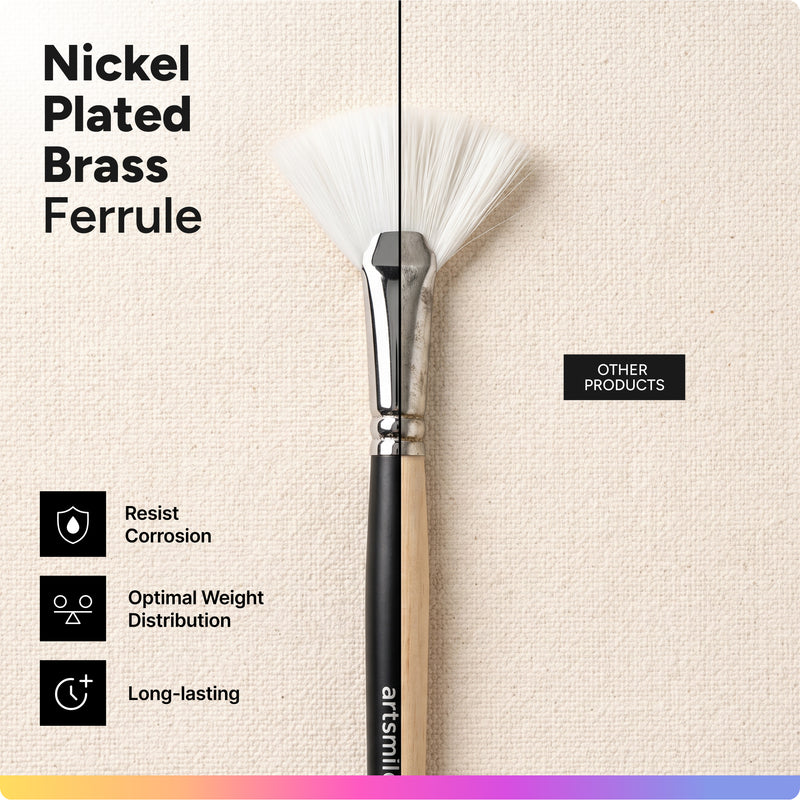 Artsmile & SmileyWorld® Brush Set, Mixed Shapes, Set of 12