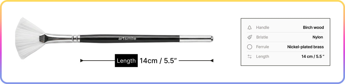 Artsmile & SmileyWorld® Brush Set, Mixed Shapes, Set of 12
