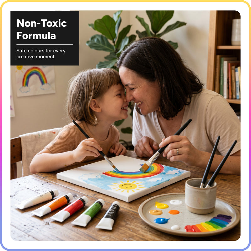 Artsmile & SmileyWorld® Acrylic Colours, Set of 24*12ml
